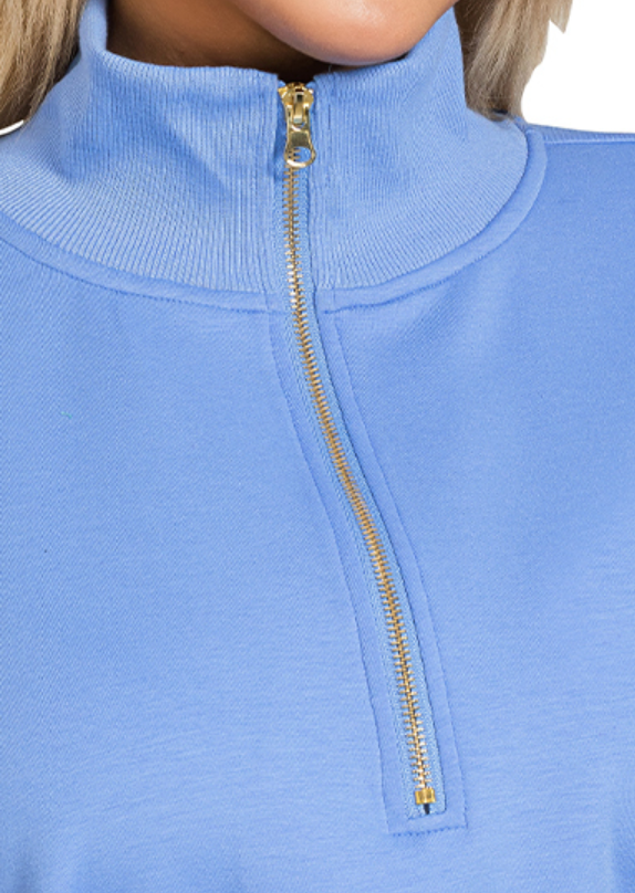 Effortless Luxe Scuba Pullover CONEFLOWER