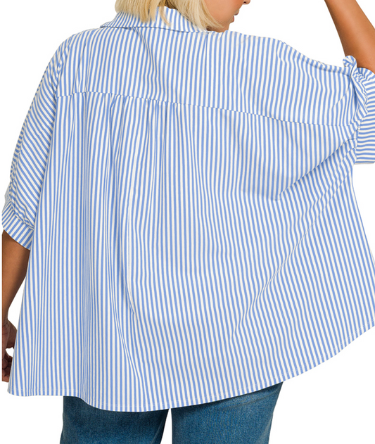 PS Effortlessly Chic Stripe Shirt CONEFLOWER