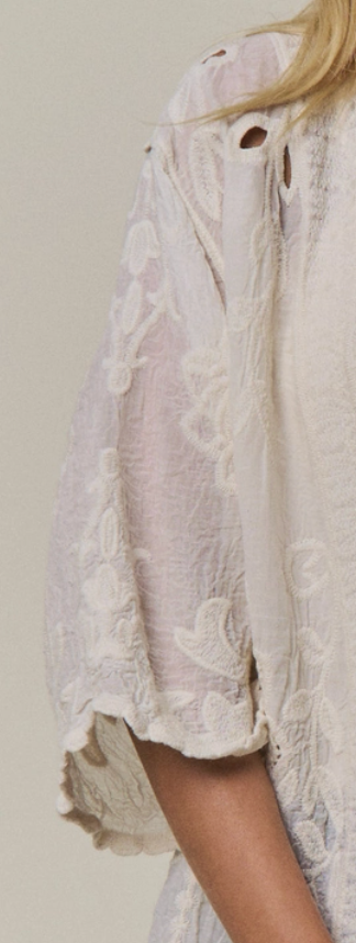 Heirloom Lace Boho Cardigan BEIGE