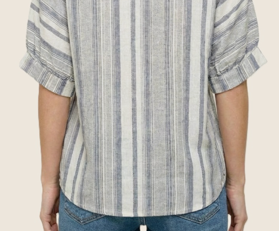 Salty Air Stripe Button Down
