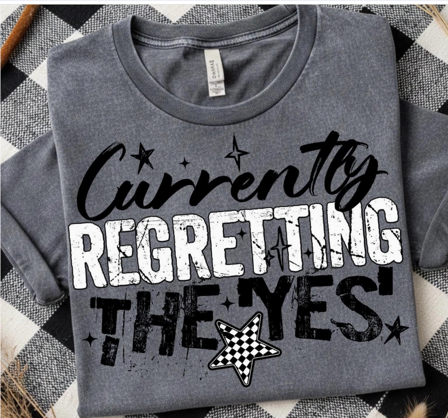 Should've Said No Tee CHARCOAL