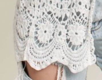 Whispering Willow Cardigan WHITE
