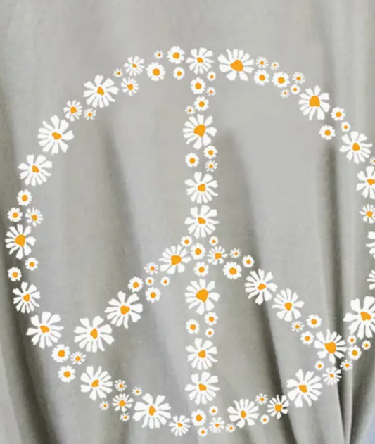Daisy Daydream Peace Tee SAGE MIST