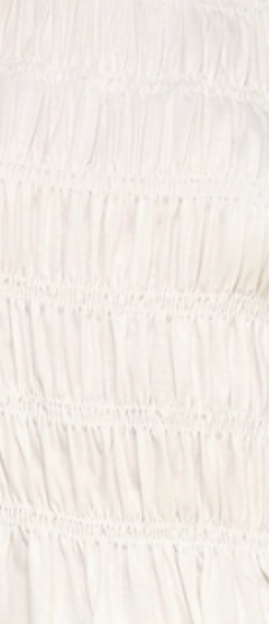 Smocked & Sweet Peplum IVORY