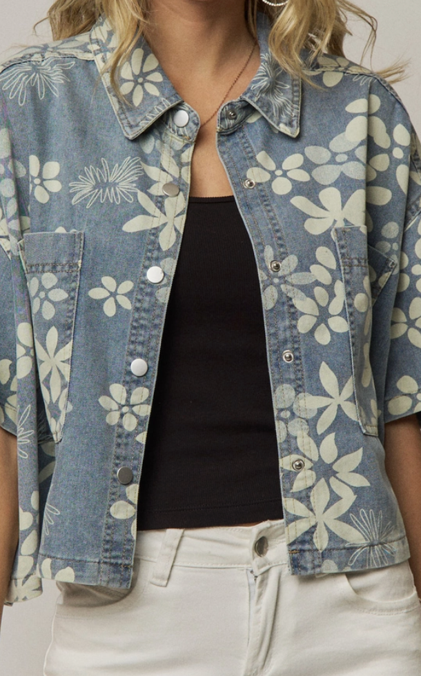 Wildflower Wash Denim Jacket