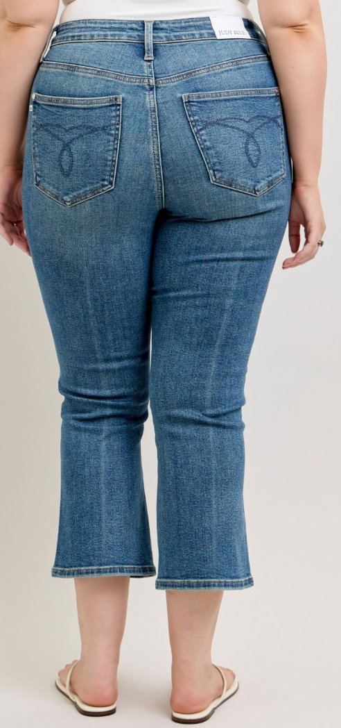 JUDY BLUE PS Tum Ctrl HR Capri 26.5"