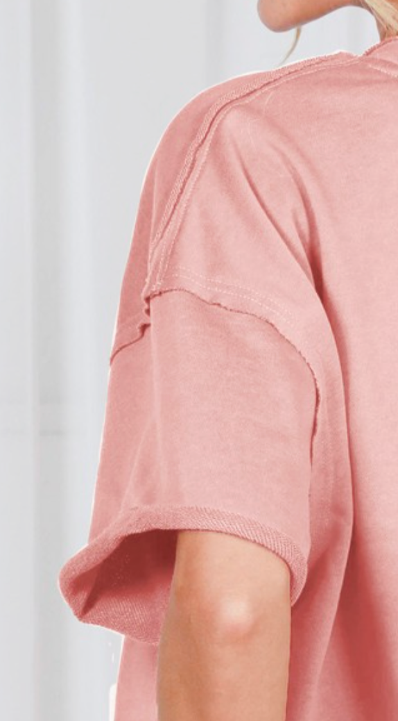 Cloud Nine Cotton Top BLUSH