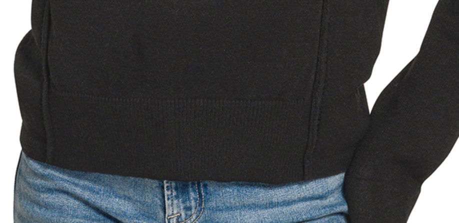 Cozy & Collected Half Zip BLACK
