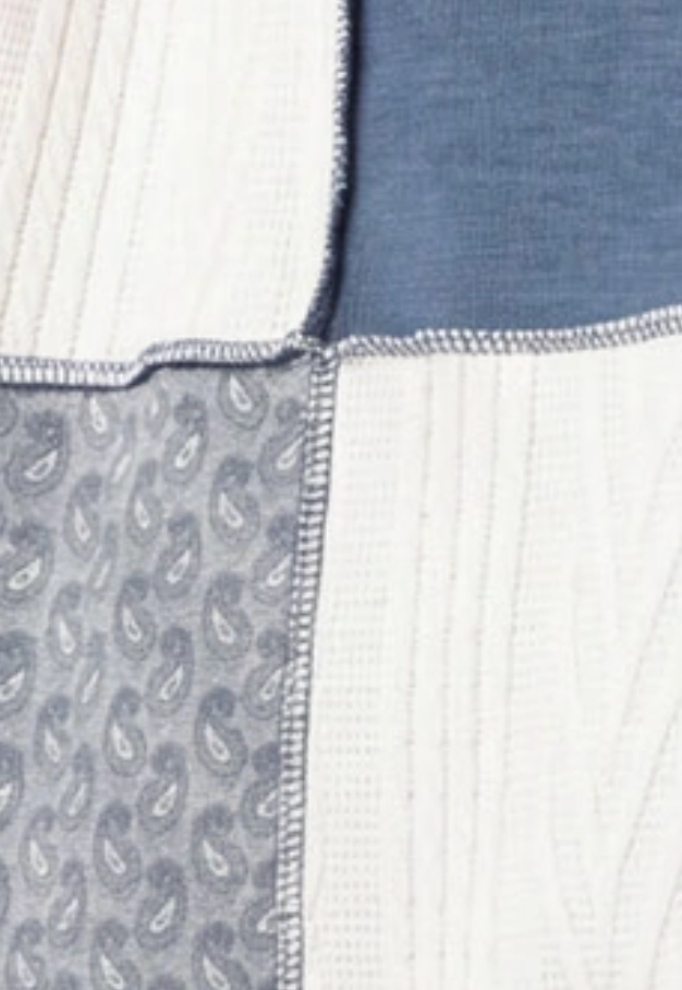 Perfectly Patched Pullover BLUE