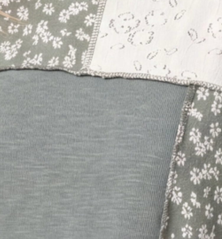 Perfectly Patched Pullover SAGE