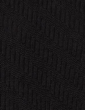 Textured Geometric Sweater BLACK
