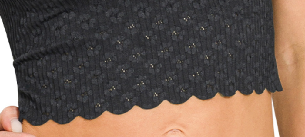 Pretty Little Layers Bralette BLACK