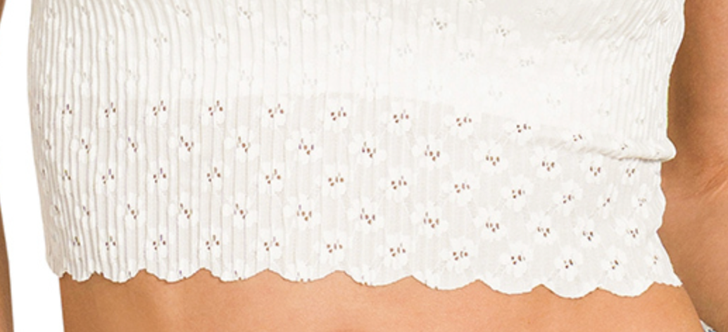 Pretty Little Layers Bralette WHITE