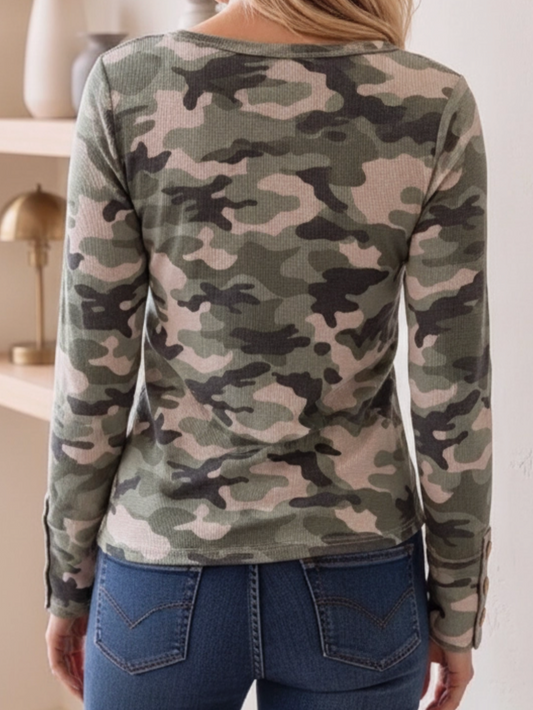 Undercover Cutie Henley CAMO