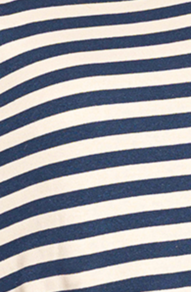 Stripe Society Luxe Sweatshirt NAVY