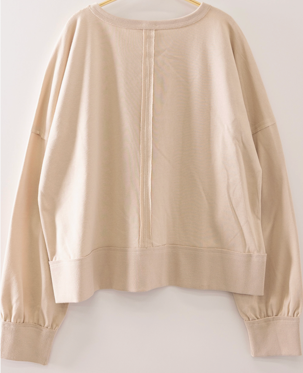 Vintage Soul Washed Pullover BEIGE