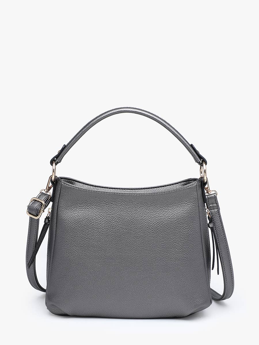 Amar Satchel w/ Dual Side Pockets Gunmetal
