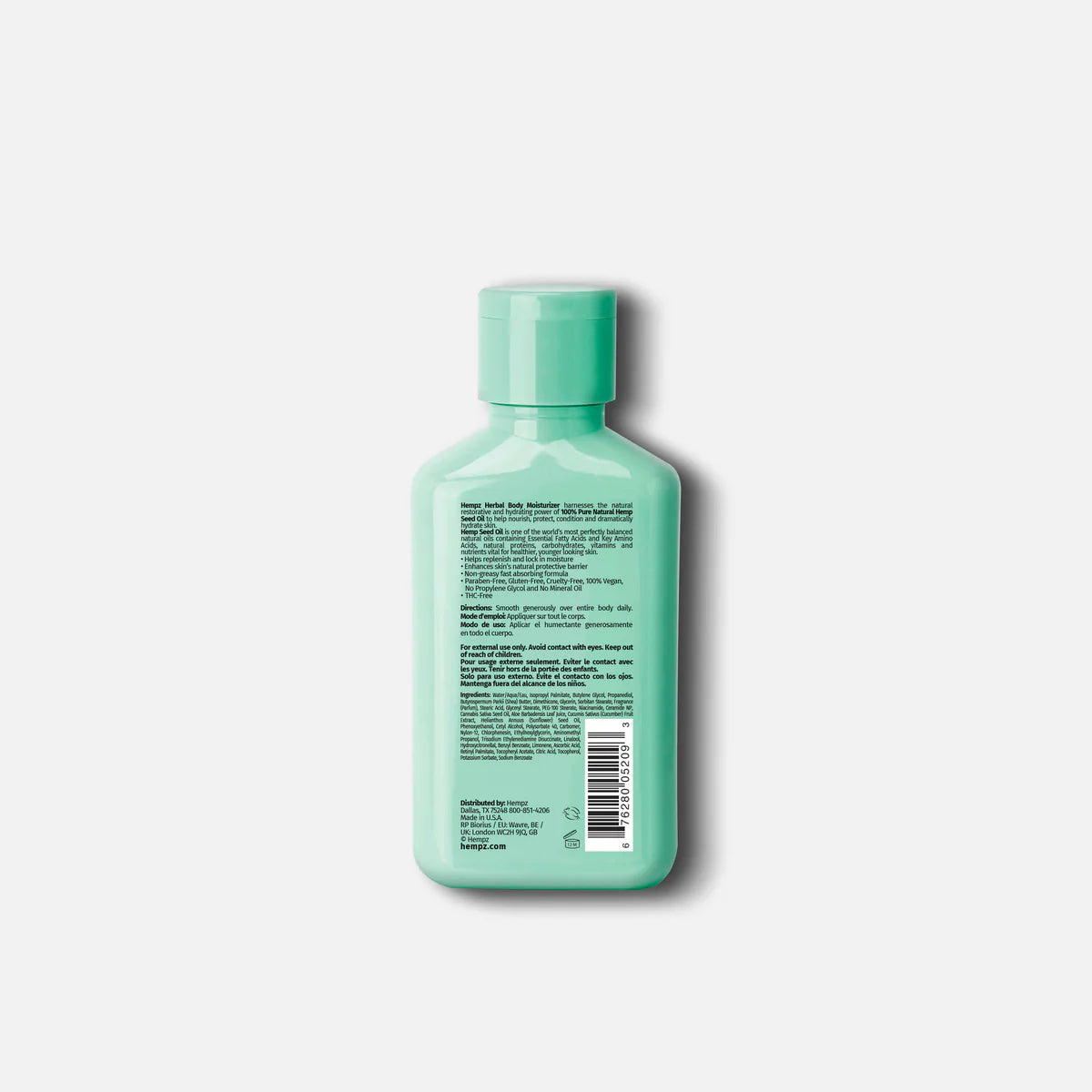 HEMPZ Cucumber & Aloe Moisturizer 2.25oz