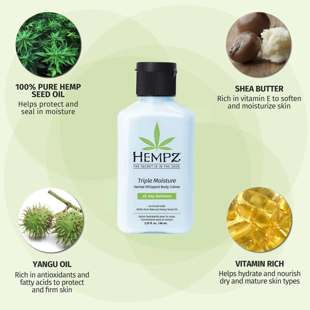HEMPZ Triple Moisture 2.25oz