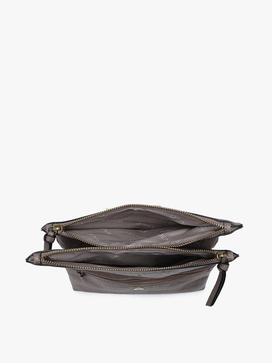Maya Multi-Compartment Crossbody Cherry