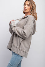 Load image into Gallery viewer, Mineral Wash Gauze Hoodie GREY
