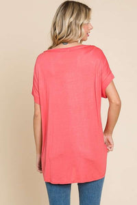Silky Exposed Seam CORAL