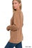 Load image into Gallery viewer, French Terry Pullover With Pockets DEEP CAMEL
