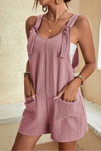 Load image into Gallery viewer, Adjustable Pocketed Romper ROSE
