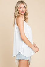 Load image into Gallery viewer, Front Pleat Detail Cami SOFT WHITE
