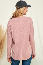 Load image into Gallery viewer, Crew Neck Dolman Sleeve ROSE
