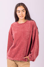 Load image into Gallery viewer, Pleated Soft Knit Top MAUVE
