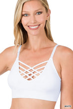 Load image into Gallery viewer, V-Lattice Bralette WHITE
