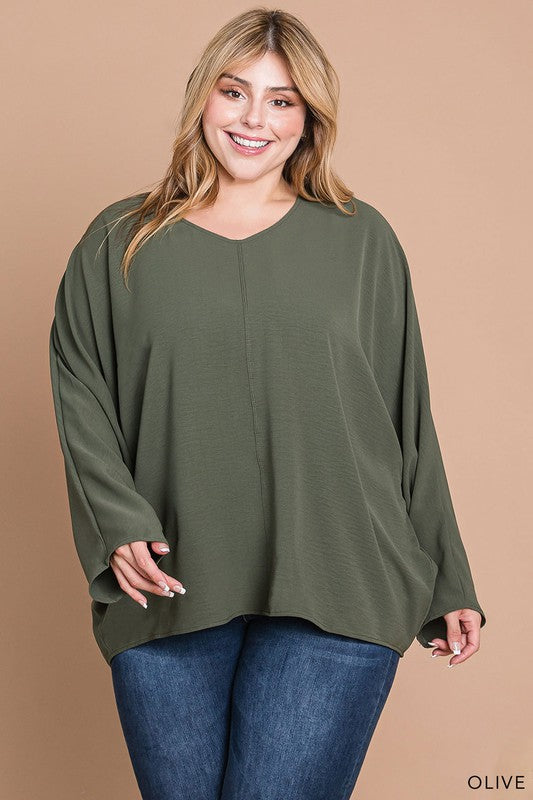 PS V~Neck Doman Top OLIVE