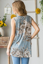 Load image into Gallery viewer, Jemma Sleeveless Floral SKY
