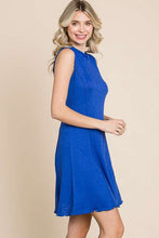 Load image into Gallery viewer, Merrow Stitch Dress ROYAL
