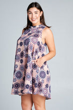Load image into Gallery viewer, PS High Neck Floral Dress MULTI
