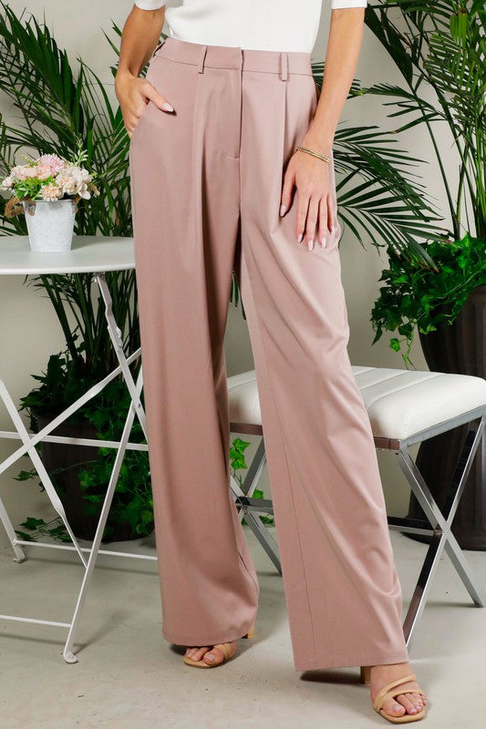 Heavy Weight Stretch Woven Pants TAUPE