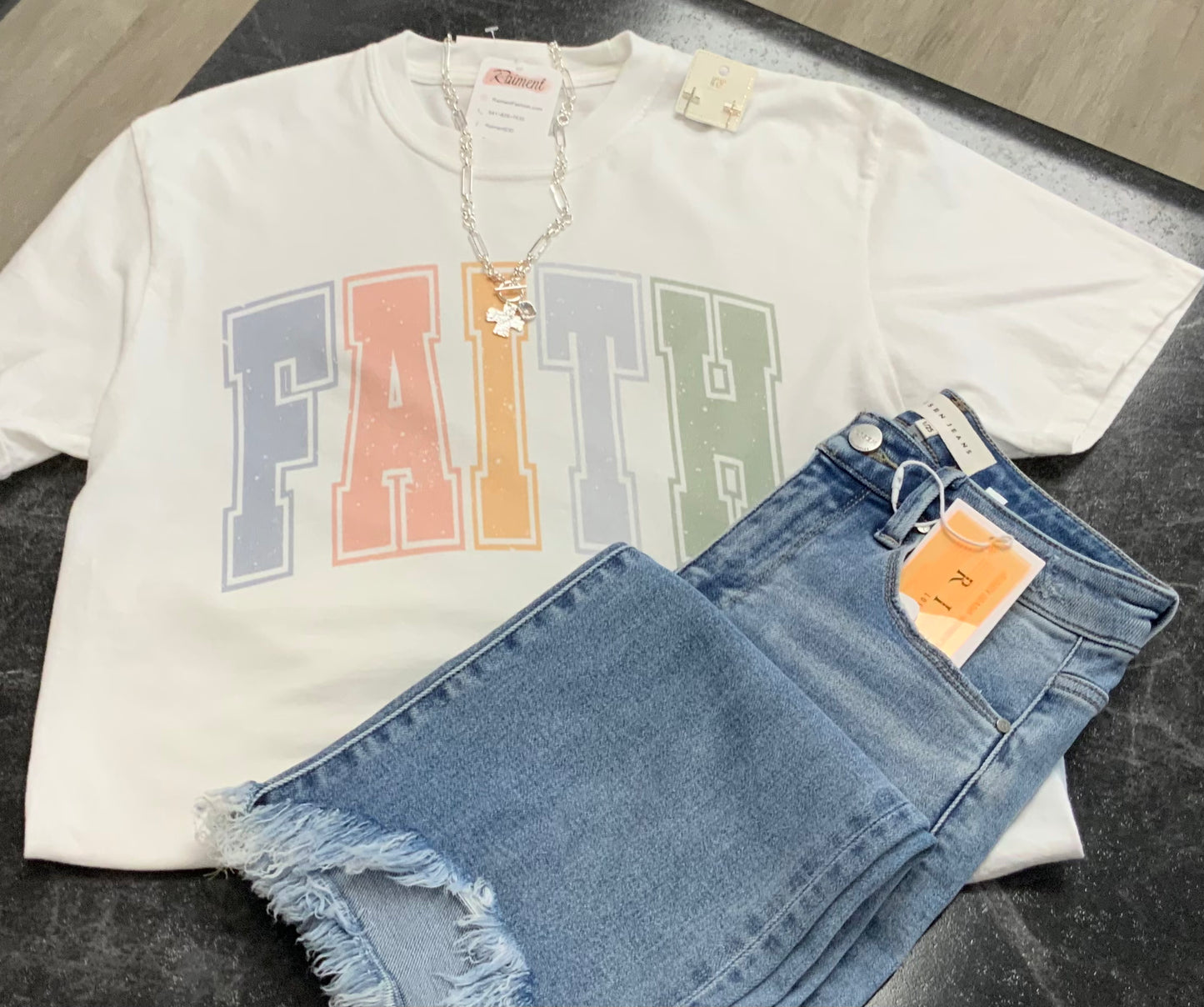 Faith Graphic Tee WHITE