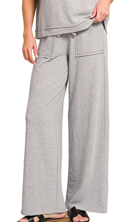 Slub Tee & Pant Set SLEET 29.5"