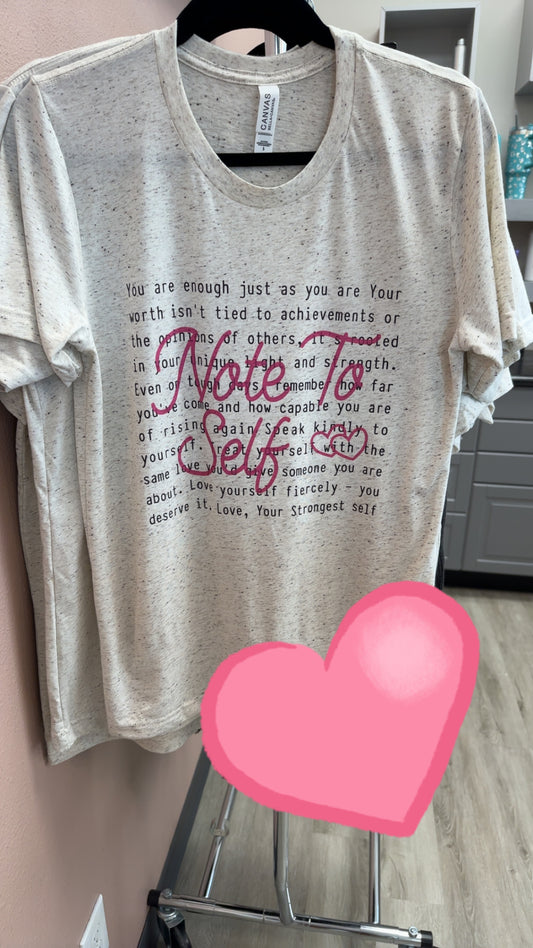 Note To Self OAT
