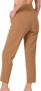 Classy Pull On Dress Pants CAMEL