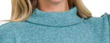 Load image into Gallery viewer, Brushed Melange Hacci Sweater TEAL
