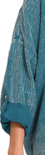 Load image into Gallery viewer, Washed Double Gauze Shirt TEAL
