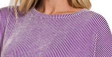 Load image into Gallery viewer, Ribbed Boat Neck Top VIOLET
