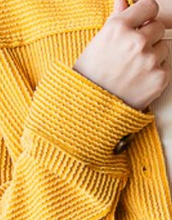Load image into Gallery viewer, Ribbed Button Jacket MUSTARD
