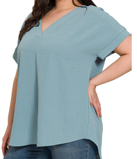 PS Airflow V~Neck BLUE GREY