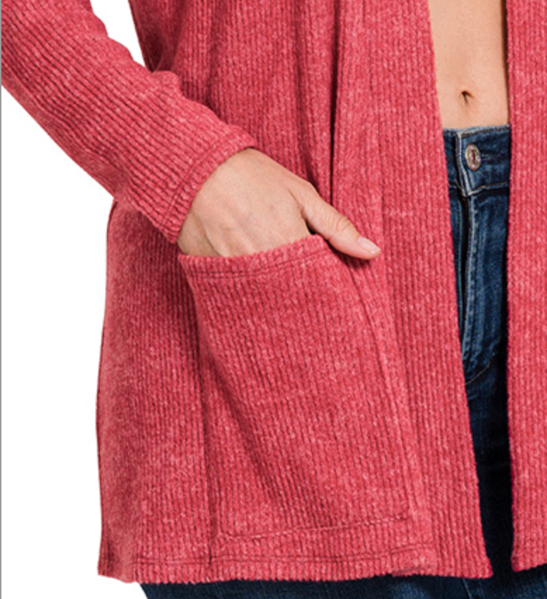 Perfect Weight Cardi RED