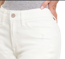 Load image into Gallery viewer, DOP-1493Y Denim Shorts WHITE 3.75&quot;
