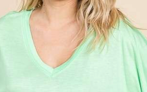 Exposed Seam Button Detail MINT