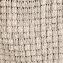 Raw Edge Pointlle Knit Sweater OATMEAL